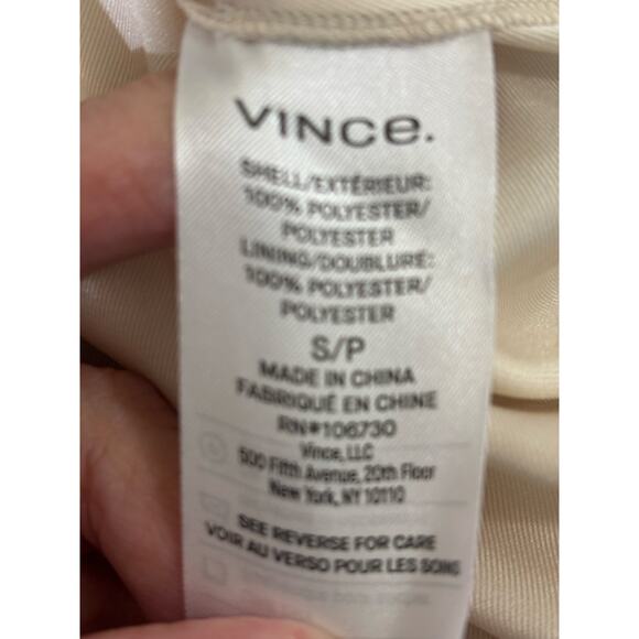 Vince pleated midi skirt, cream, minimalist, classic, luxe casual, feminine - Picture 5 of 5